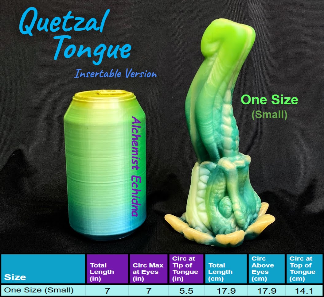 Flop - Quetzal Tongue - Dragon Insertable - One Size - Soft - 28060